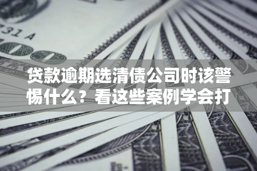 武汉贷款逾期选清债公司时该警惕什么？看这些案例学会打翻身仗