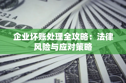 武汉企业坏账处理全攻略：法律风险与应对策略