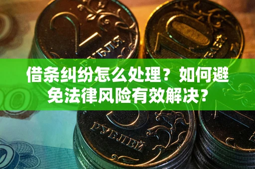 武汉借条纠纷怎么处理？如何避免法律风险有效解决？