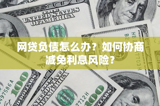 武汉网贷负债怎么办？如何协商减免利息风险？