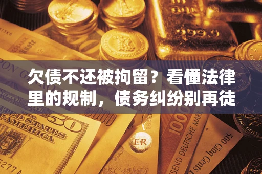 武汉欠债不还被拘留？看懂法律里的规制，债务纠纷别再徒劳奔波