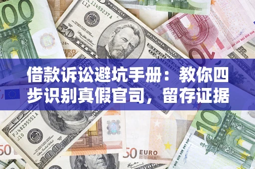 武汉借款诉讼避坑手册：教你四步识别真假官司，留存证据不踩雷