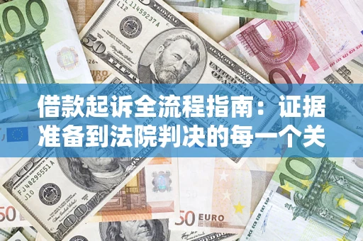 武汉借款起诉全流程指南：证据准备到法院判决的每一个关键步骤