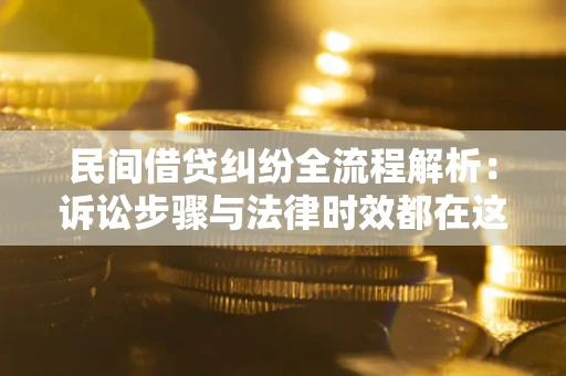 武汉民间借贷纠纷全流程解析：诉讼步骤与法律时效都在这儿了