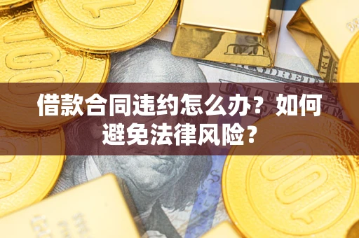 武汉借款合同违约怎么办？如何避免法律风险？