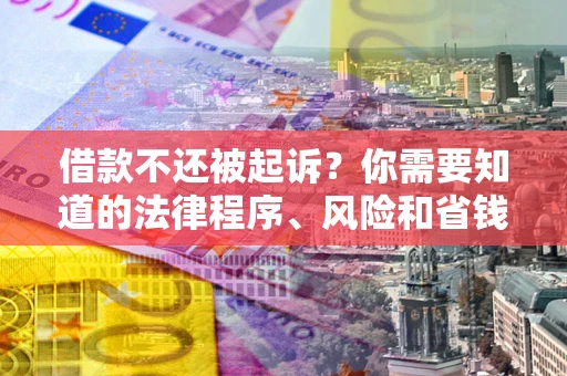 武汉借款不还被起诉？你需要知道的法律程序、风险和省钱技巧